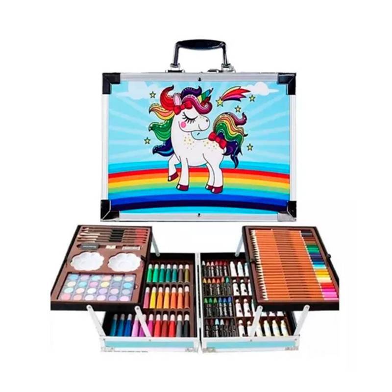 Set De Arte Profesional Berry Hip Kit De Dibujo Con Colores Profesionales  Plegable Y Con Caballete Doble