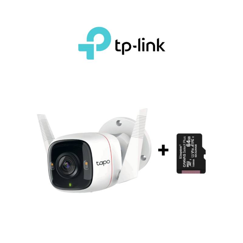 Cámara de seguridad TP-Link para exteriores Tapo C310 2k Micro SD 64GB TP  LINK