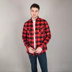 LIMA SHIRT CO - Camisa Lima Shirt Flannel Blond Red