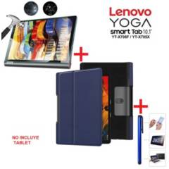 Case Magnética + Mica Vidrio + Lápiz para Lenovo Yoga Tab 10.1 YT-X705