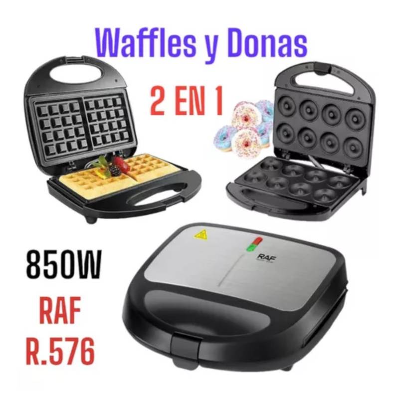 Ripley - WAFLERA SANDWICHERA MAQUINA PARA HACER WAFFLES WAFLERAS 850W