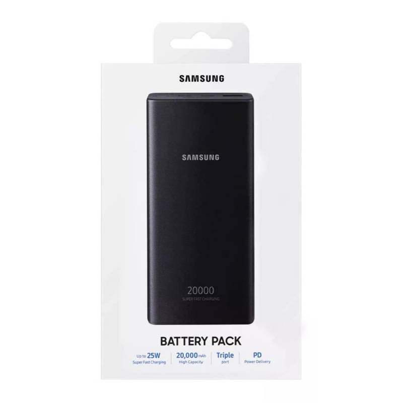 Samsung Batería Externa 10000mAh PD 25w Doble Puerto USB C