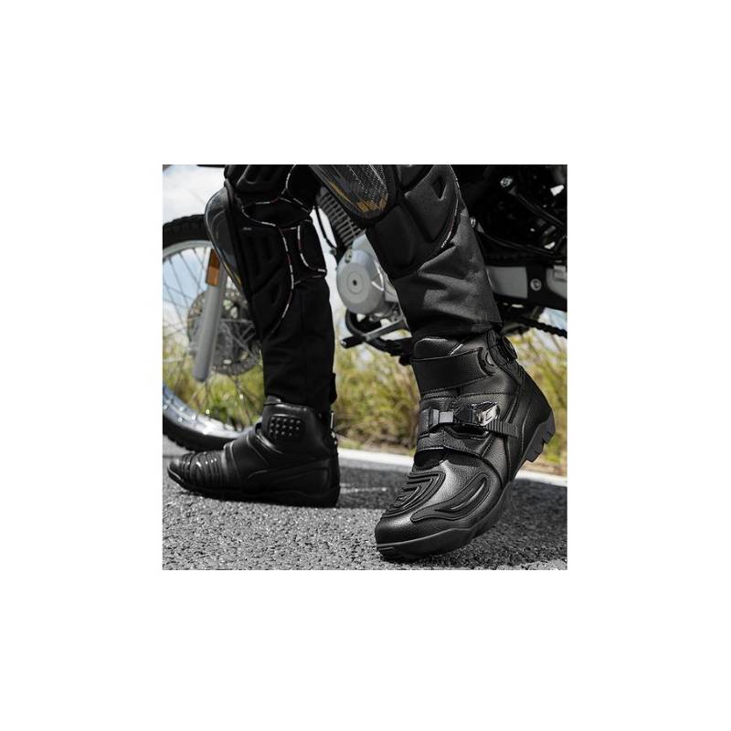 Botas De Motorista - Botas Moto Hombre - Leather Collection