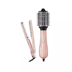 BABYLISS PRO - Combo de Cepillo y Plancha BaBylissPRO Perfect Styling Rose
