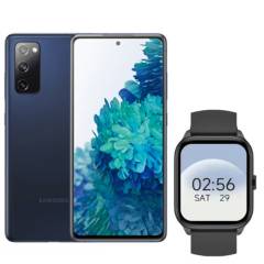 SAMSUNG - Samsung Galaxy S20 Fe SM-G781U1DS 128GB  S8 Smartwatch - Azul