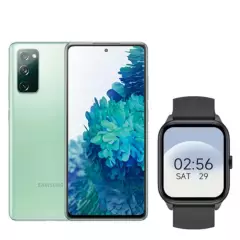 SAMSUNG - Samsung Galaxy S20 Fe SM-G781U1DS 128GB  S8 Smartwatch - Verde