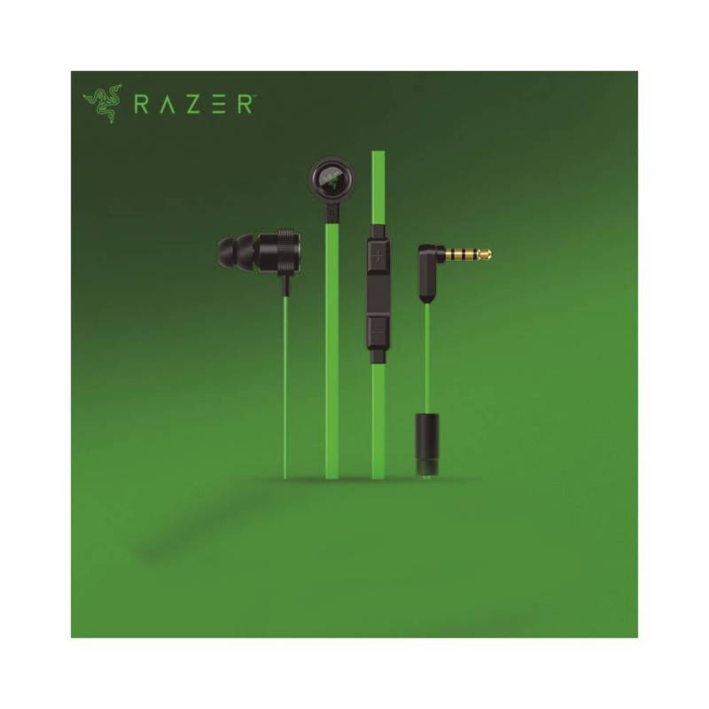 Audífonos Razer Hammerhead V2 3.5mm Verde