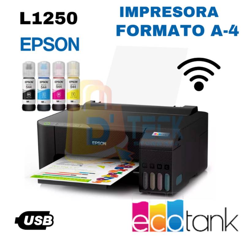 IMPRESORA EPSON L1250 (ECO TANK, WIFI)