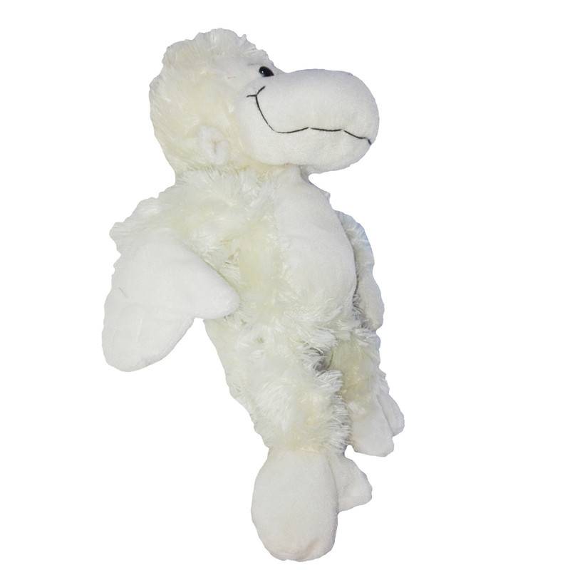 Mono Blanco Corazones Muñelocos Peluche