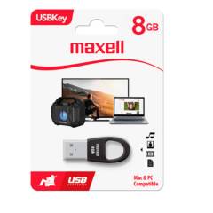MAXELL - Memoria USB KEY MAXELL 8GB  - Negro