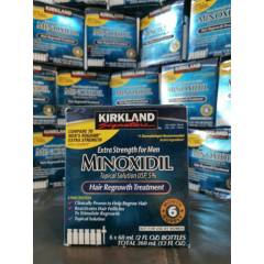 Minoxidil Kirkland 5% - caja de 6 frascos