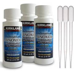 Minoxidil Kirkland 5% loción - 3 frascos