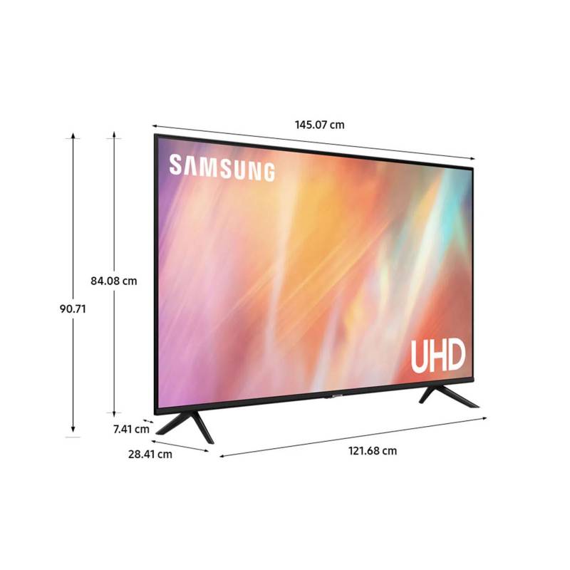 TV Samsung 65 4K UHD Smart Tizen UN65AU7090GXPE