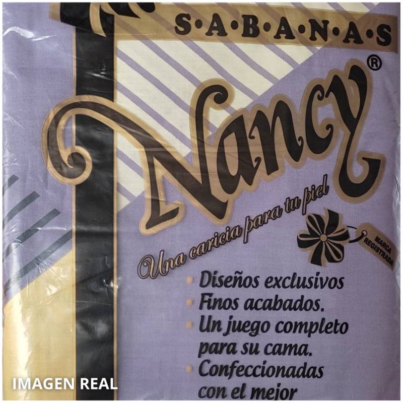 Juego de Sábanas Ecuatorianas Sabana Nancy 2 1/2 plaza para cama