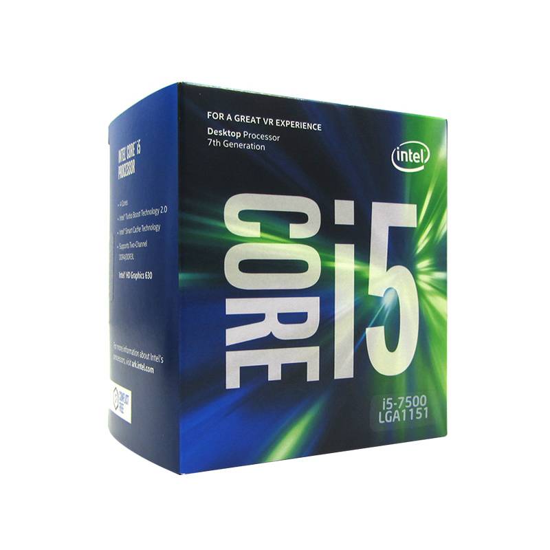 INTEL - Procesador Intel Core i5-7500, 3.40 GHz, 6 MB Caché L3, LGA1151