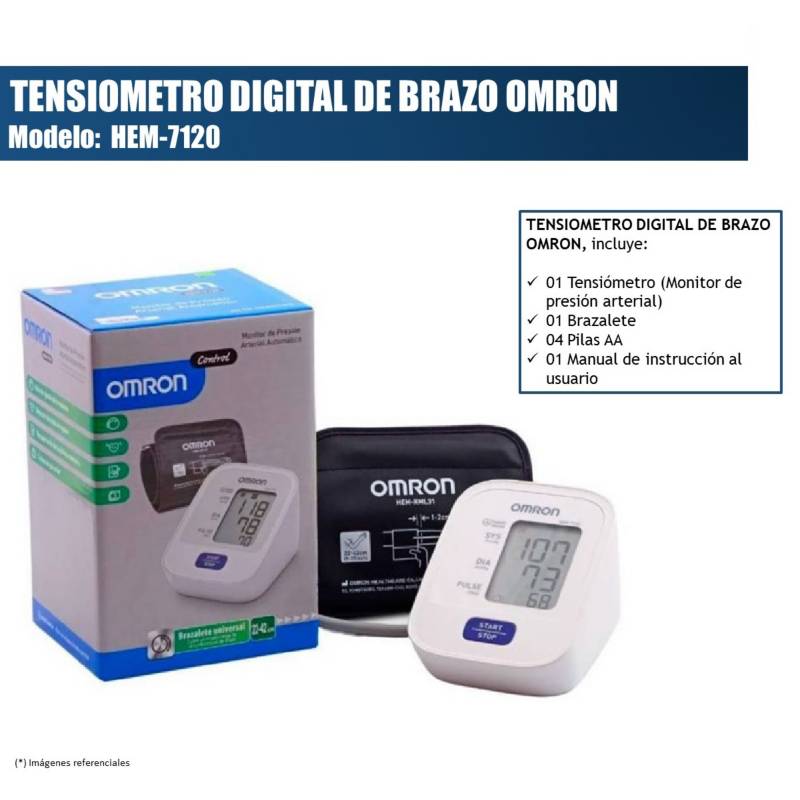 Tensiómetro Digital De Brazo Omron Hem-7120