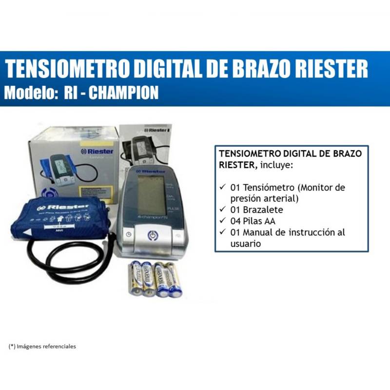 Tensiometro Digital De Brazo Ri-champion – Riester