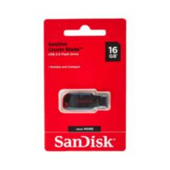 SANDISK - Memoria Usb SanDisk Cruzer Blade 16GB - Negro