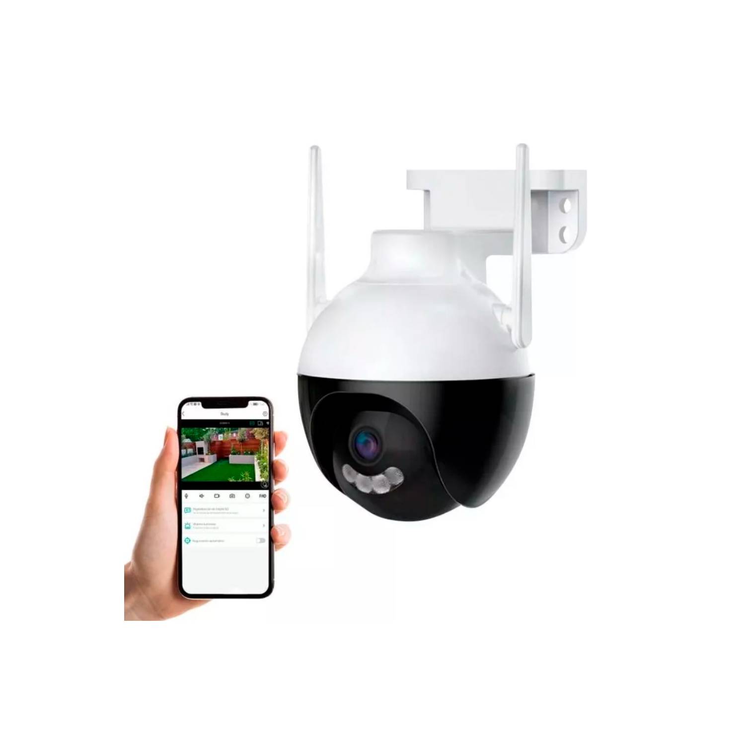 AI 3MP Kit Cámara de Vigilancia WiFi Exterior - Videograbador 5MP