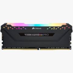 memoria RAM CORSAIR DDR4 3200 MHz VENGEANCE RGB PRO 8 GB C16, negro