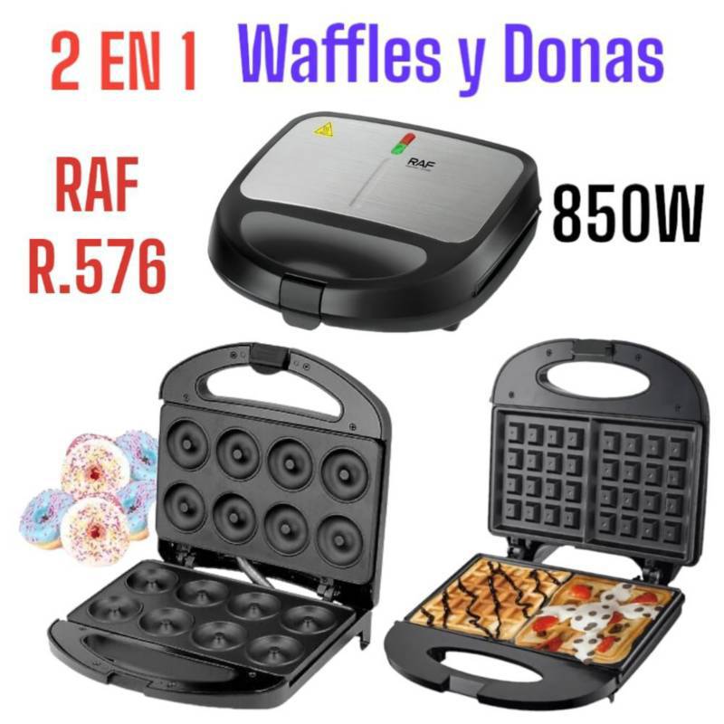 Ripley - WAFLERA SANDWICHERA MAQUINA PARA HACER WAFFLES WAFLERAS 850W