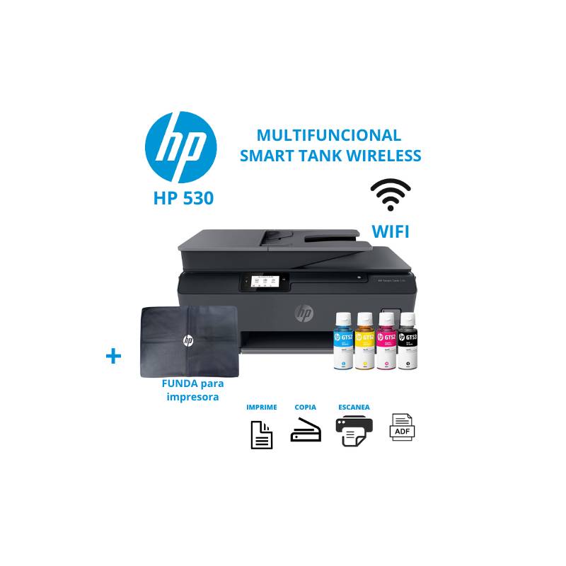 HP - Multifuncional de tinta HP Smart Tank 530