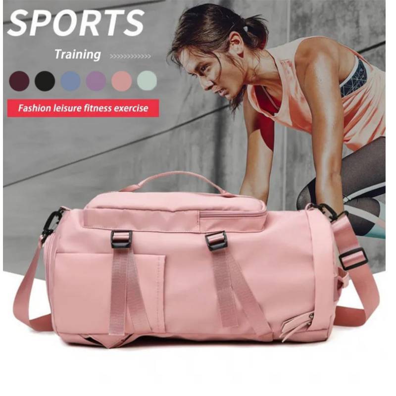 Ripley - MOCHILA BOLSO DE VIAJE MULTIUSOS MALETA DEPORTIVA CELESTE