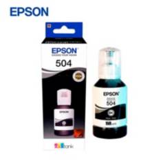 Botella de tinta EpsonT504120-AL Color Negro, para L4150, L4160, L6161, L6171, L6191