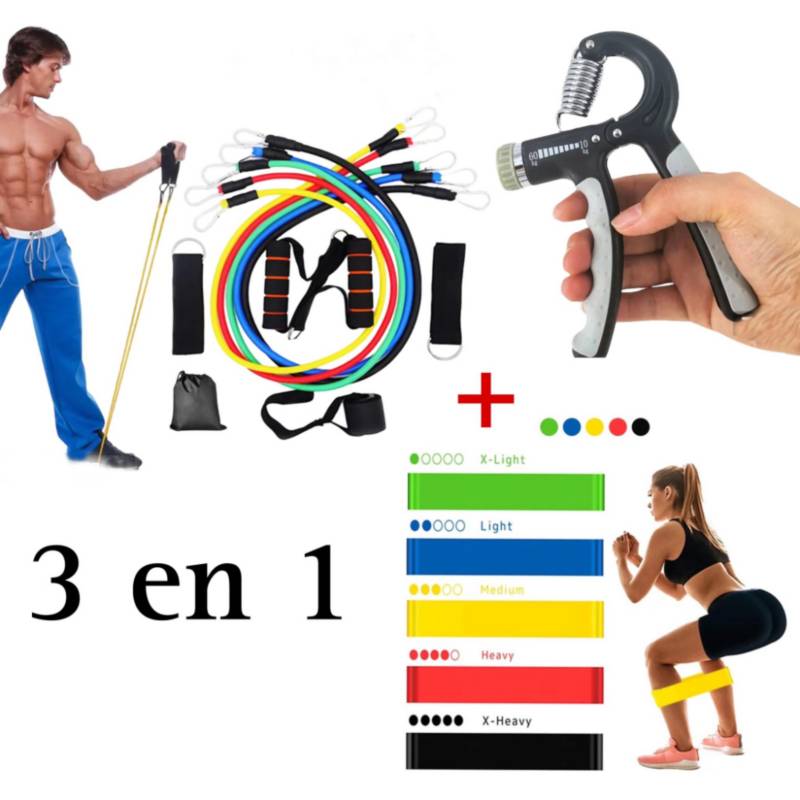 Kit De Entrenamiento Kit Ejercicio Fitness 4 En 1 generico