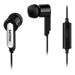 PHILIPS - Audífonos Cmicrof Philips In-ear She1405bk 35mm Black