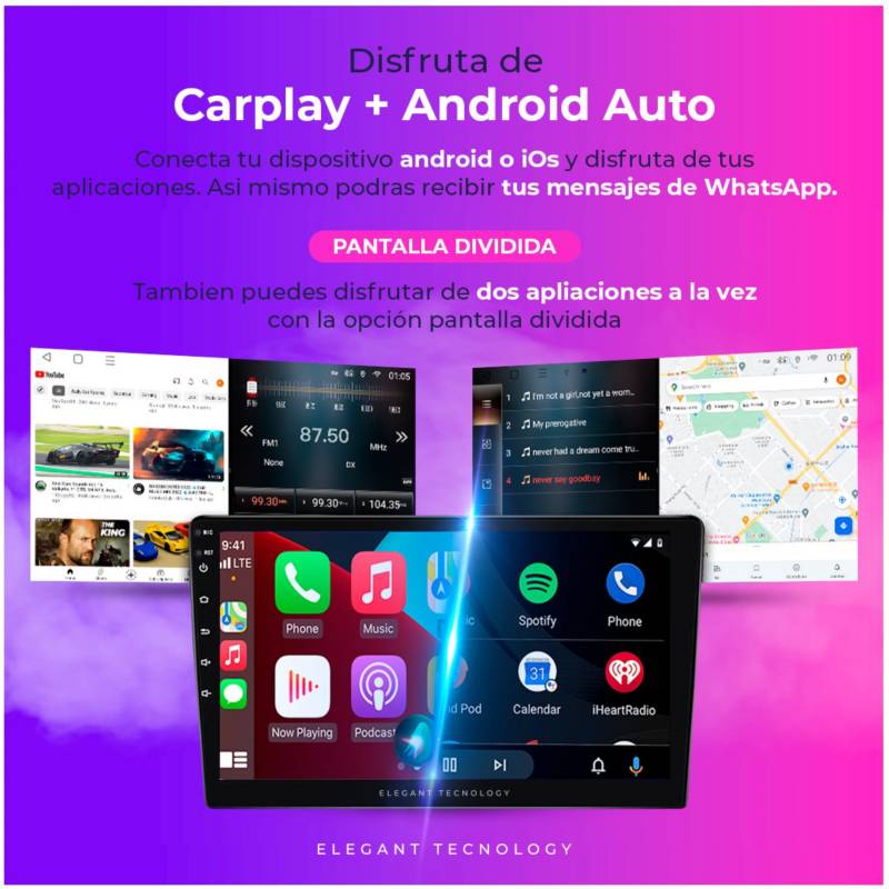 Autoradio Android Elegant Tecnology Citroen C3 XR 2019-2022 4-64Gb GENERICO