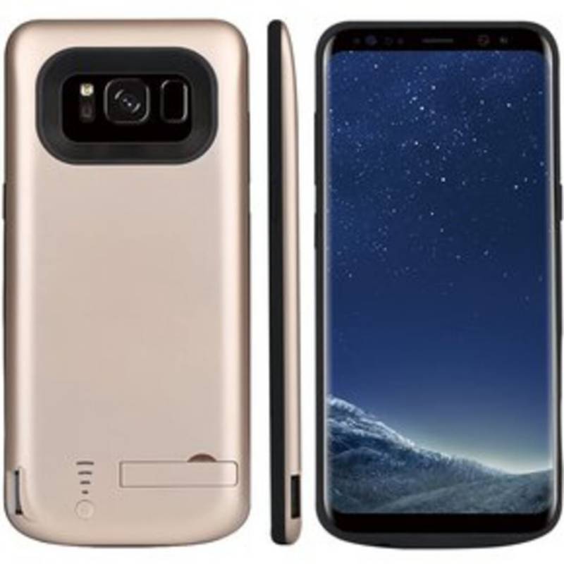 GENERICO - Case Bateria Galaxy S8, 5000 mAh GOLD