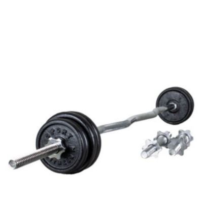 Sport Fitness Pack de Fuerza 40 Kg: Barra Z + Mancuernas + Discos