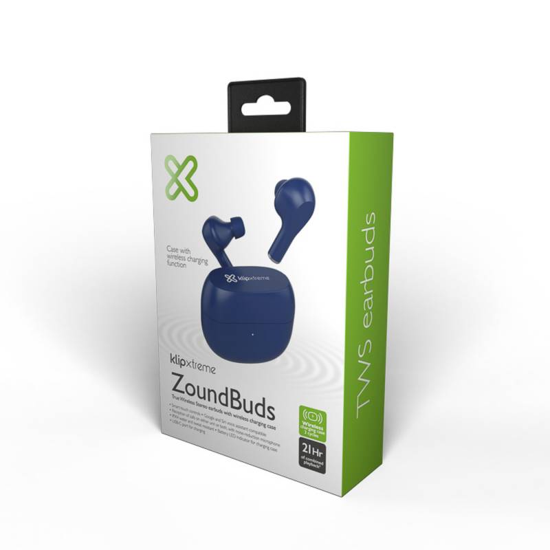 KLIP XTREME - Audifonos Bluetooth Klip Xtreme ZoundBuds KTE-250BL