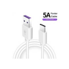 Huawei Cable USB Tipo C 5A Super Charger Original Blanco