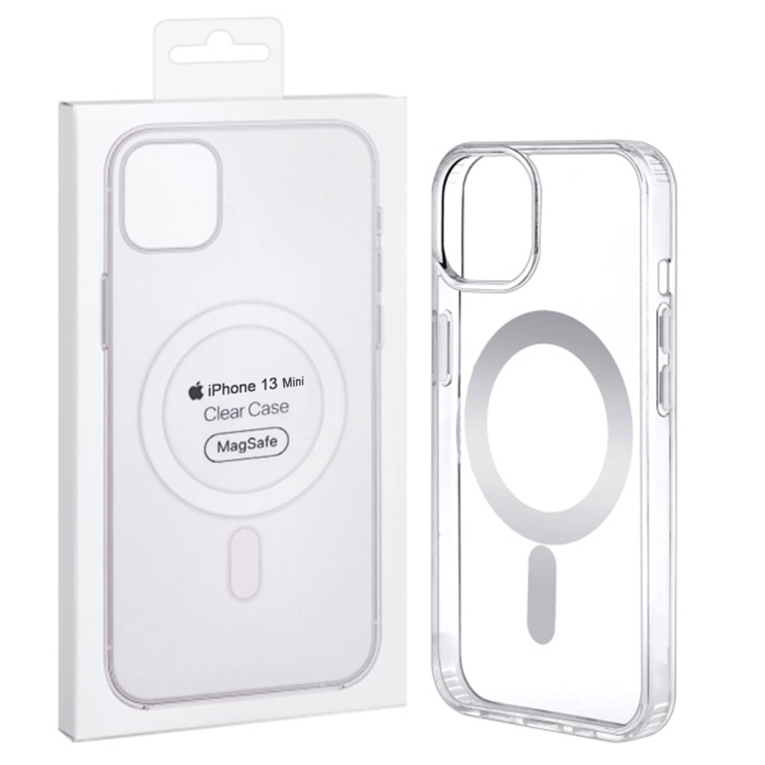 AICase Funda magnética transparente para iPhone 13 Mini compatible con  MagSafe para iPhone 13 Mini 5.4 pulgadas : : Electrónica