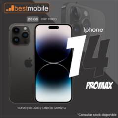 IPHONE 14 PROMAX / 512 GB / CHIP FISICO / NEGRO