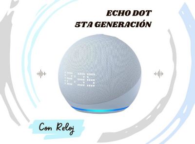Echo Dot (5ta Generación) con reloj - SheepBuster