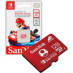 SANDISK - Memoria micro sdxc 128gb para nintendo switch oficial