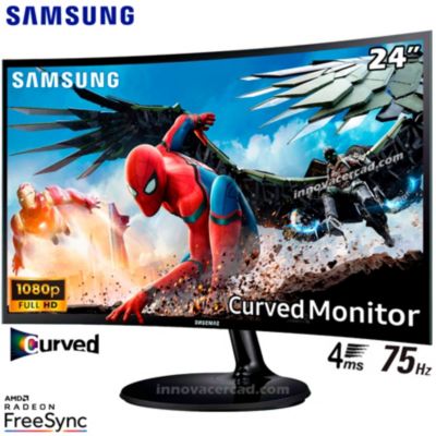 Monitor 24” Curvo Samsung LS24C360EALXPE Full HD HDMI y VGA 75Hz SAMSUNG