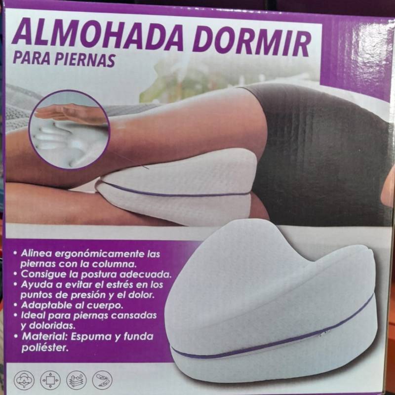 Almohada Ortopédica Relajante de Rodillas Piernas Para Dormir - Blanco