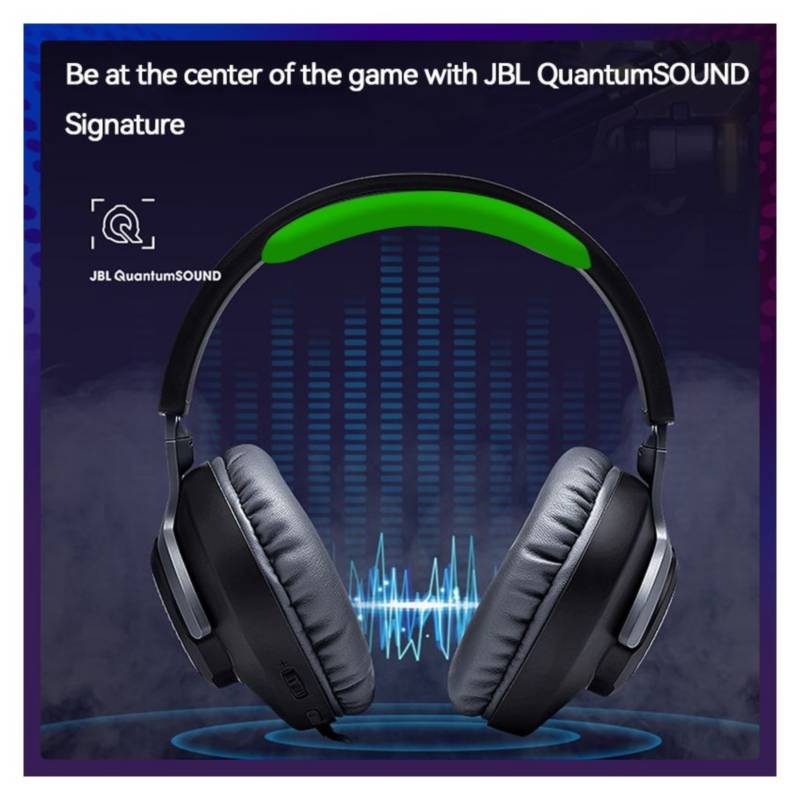JBL Quantum 100  Auriculares integrales para gaming con cable y micrófono  abatible