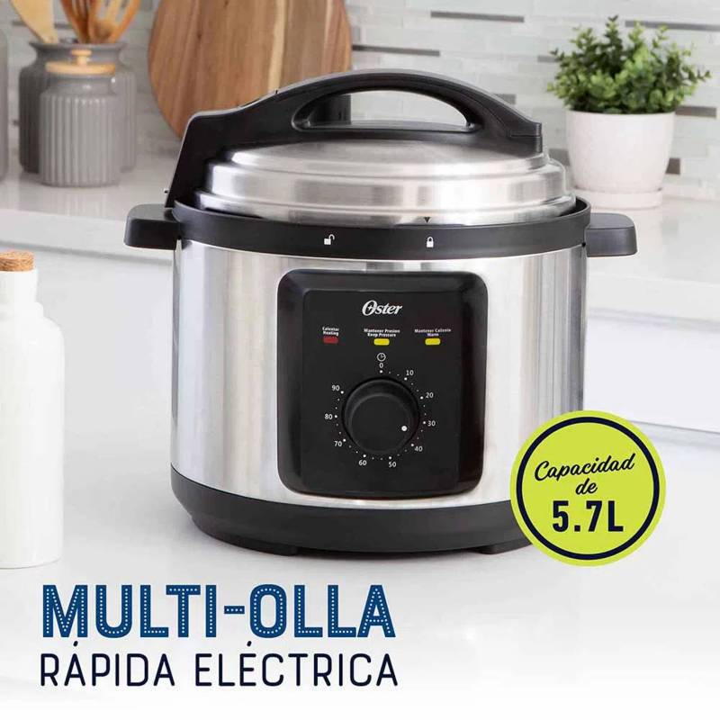 Multi Olla Oster Rápida Eléctrica Manual 57l Ckstpcec57m Oster 5989