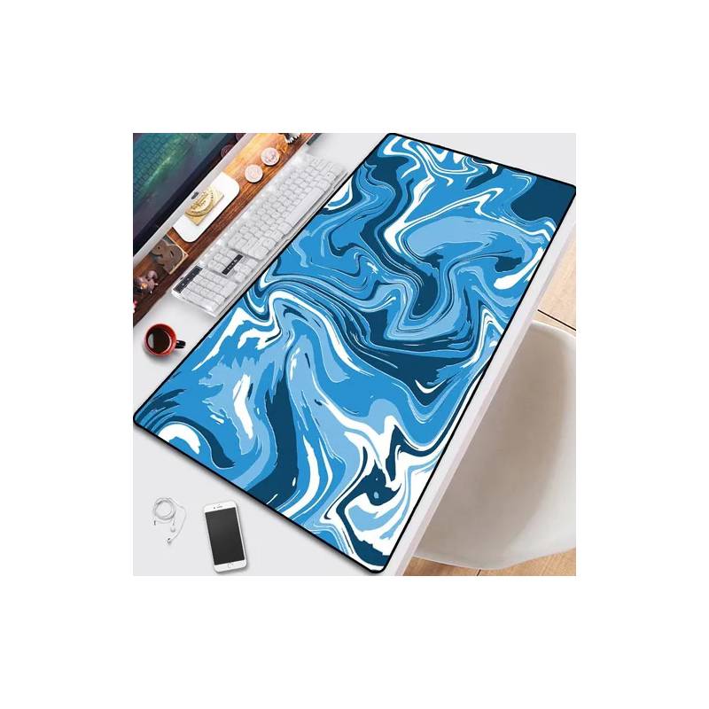 Mouse Pad Gamer Xl Strata Liquid Azul Generico