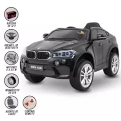 BMW - Carro a Batería Para Niños »X6M» Black