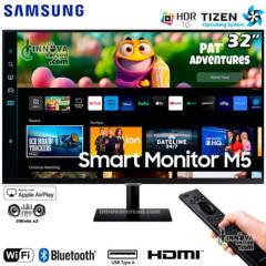 Monitor Smart Samsung 32 LED Full HD Smart TV Apps, WIFI, BT, HDMI, DP