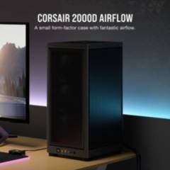 CORSAIR - Case Corsair 2000D AIRFLOW MINI-ITX SSF NEGRO