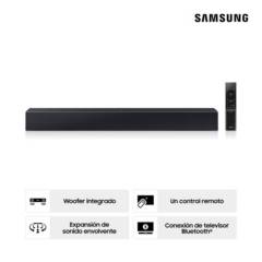 SAMSUNG - Soundbar Samsung 2.0 CH HW-C400/PE 40 Watts - Negro
