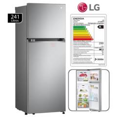 SAMSUNG - Refrigeradora LG Top freezer GT24BPP 241 L con Door Cooling Plateada