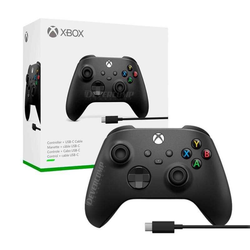 MICROSOFT Control Microsoft Xbox Series S/X Inalambrico + Cable USB C  MICROSOFT